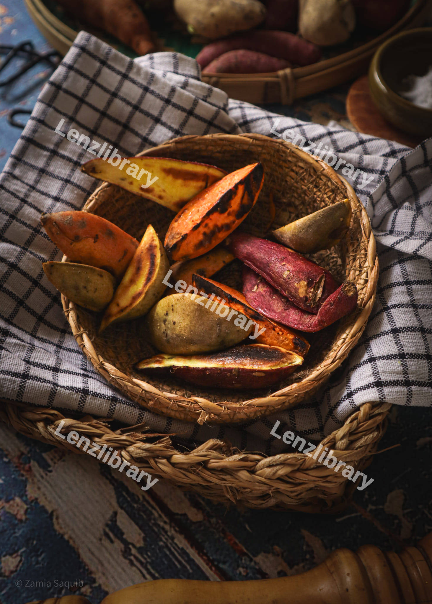 Roasted sweet potato
